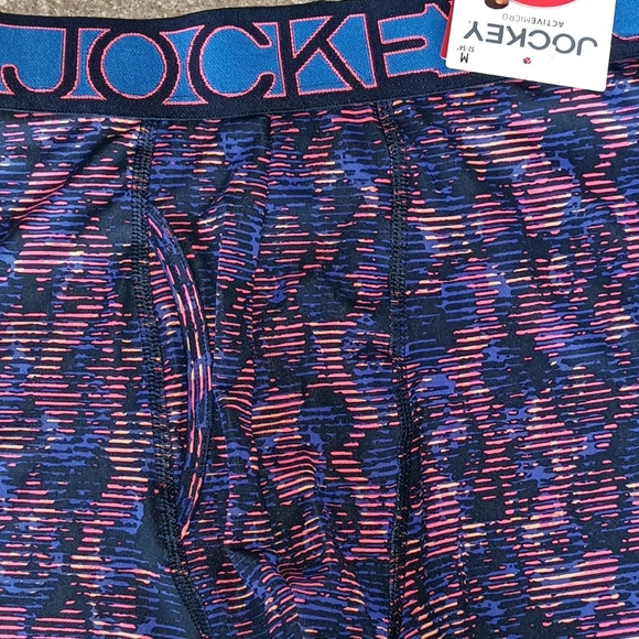 NEW Jockey Active Micro Men's Microfiber Stretch Boxer Brief Underwear Size Med. - Picture 2 of 2